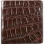 Genuine crocodile leather wallet SMW003 Oak