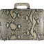 Genuine snake leather attache case SNA044-02G-PT Natural
