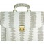 Genuine snake leather briefcase SNA046-G Bone