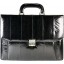 Genuine snake leather briefcase SNA046-S Black