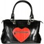 Genuine snake leather baby bag SNBABY01 Black / Fire Red