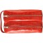 Genuine sea snake leather toiletry bag SNMAKEUP02L Fire Red