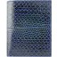 Genuine snake leather wallet SNW01HK Midnight Blue