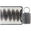 Genuine snake leather wallet and key ring set SNWS05 Bone