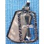 Sterling silver pendant with white shell inlay SPENDANT001-4