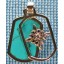 Sterling silver pendant with turquoise inlay SPENDANT008-2