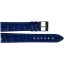 Genuine crocodile leather watch band SPMC-S01 Midnight Blue