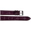Genuine crocodile leather watch band SPMC-S01 Viola