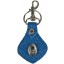 Genuine stingray leather key chain SR01 Ocean Blue