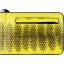 Genuine snake leather money clip SSNMCLIP09 Yellow