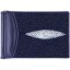 Genuine stingray leather money clip ST2392 Blue
