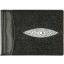 Genuine stingray leather money clip ST2392A Black