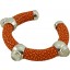 Genuine stingray bracelet & moonstone ST-1MBCR10-3-MS Canaries