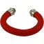 Genuine stingray bracelet with smoky quartz ST-2MBCR10-SQ Rosso