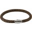 Genuine stingray leather bracelet STBL01SA-S Brown