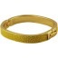 Genuine stingray leather bracelet STBL03SA-G Yellow