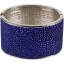 Genuine stingray leather bracelet STBRAS03-40S Blue