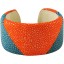 Genuine stingray leather bracelet STBRAS040-SA MC3