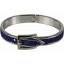 Genuine stingray leather bracelet STBRAS04-10S Blue