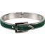 Genuine stingray leather bracelet STBRAS04-10S Green