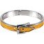 Genuine stingray leather bracelet STBRAS04-10S Yellow