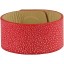 Genuine stingray leather bracelet STBRAS06-30SA Fire Red