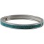 Genuine stingray leather bracelet STBRAS208S-SA Ocean Blue