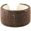 Genuine stingray leather bracelet STBRAS4099-SA Brown