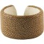 Genuine stingray leather bracelet STBRAS4099-SA Coffee