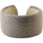 Genuine stingray leather bracelet STBRAS4099-SA Light Violet