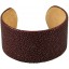 Genuine stingray leather bracelet STBRAS40 Burgundy
