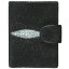 Genuine stingray leather card holder STCC001A Black