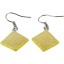Genuine stingray leather earrings STER05SA Beige