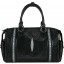 Genuine stingray leather bag STH332 Black