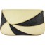 Genuine stingray leather bag STH443-SA Black / Beige