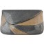 Genuine stingray leather bag STH443-SA Black / Brown