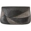 Genuine stingray leather bag STH443-SA Black / Grey