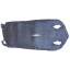 Genuine stingray skin STSKIN-L Black. Long shape, not sanded