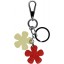 Genuine stingray leather key chain STKH34SA White / Pink