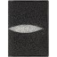 Genuine stingray leather money clip STMCLIP05 Black