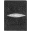 Genuine stingray leather wallet STP003 Black