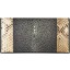 Genuine stingray / python leather wallet STPTW300SA Black / Natural
