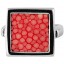 Genuine stingray leather covered finger ring STRING02SA Pink