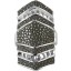 Genuine stingray leather covered finger ring STRING08SA Grey