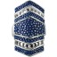 Genuine stingray leather covered finger ring STRING08SA Navy Blue