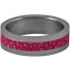 Genuine stingray leather covered finger ring STSG006SA Pink
