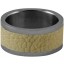 Genuine stingray leather covered finger ring STSG010SA Beige