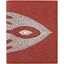 Genuine stingray leather wallet STW007SR Burgundy