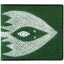 Genuine stingray leather wallet STW044-SR Jade Green