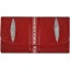 Genuine stingray leather wallet STW101-1 Fire Red